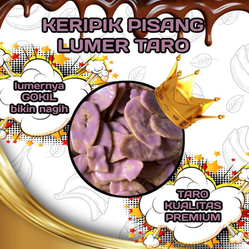 

keripik pisang lumer taro