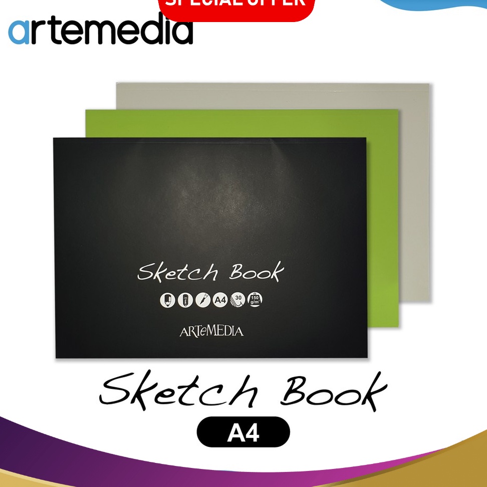 

TUNGGU APALAGI Artemedia A4 Drawing Paper Pad Sketchbook