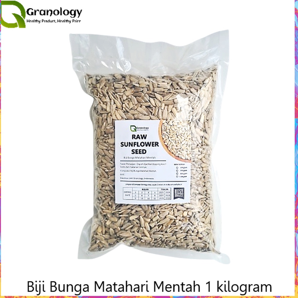 

ON SALE RAW Biji Bunga Matahari Mentah Raw Sunflower Seed 1 kilogram