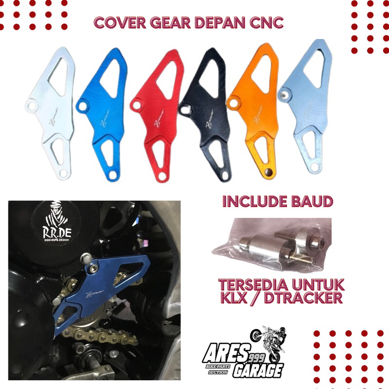 Tutup Gear Depan KLX DTracker ZPOWER  Cover Gear Depan KLX DTracker New 150