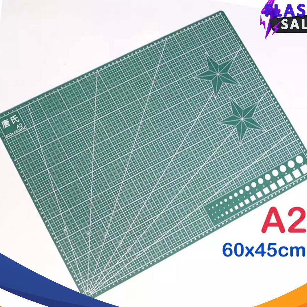 

HARI PENUH PROMO A2 PVC Cutting Mat Cutting Pad Board Double sided DIY Tool Cutting Board Papan Potong Kulit