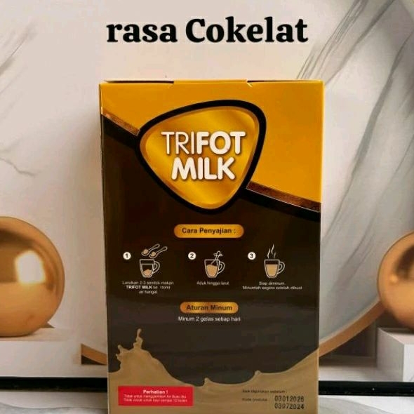 

5 BOX TRIFOT MILK SUSU TINGGI PROTEIN RASA COKELAT BPOM HALAL