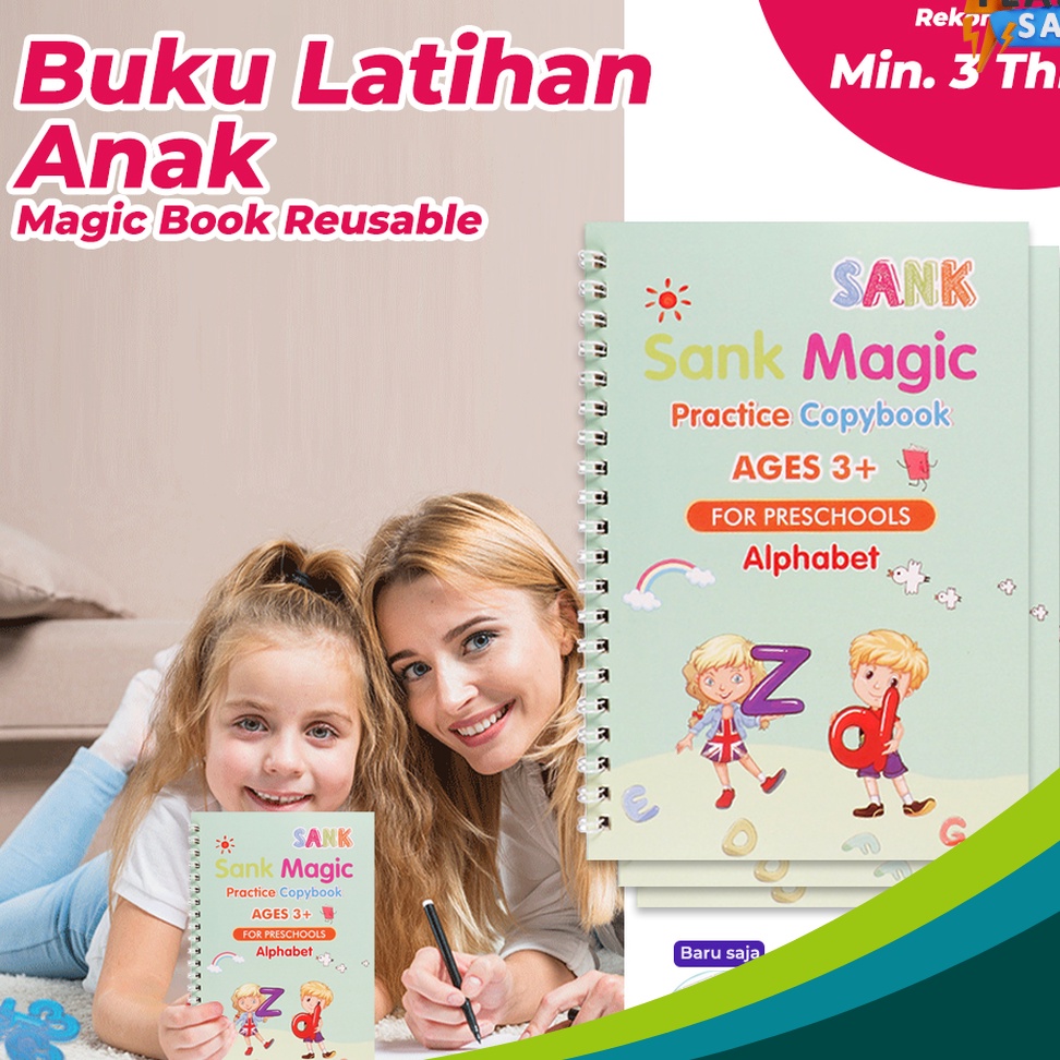 

BELANJA SEKARANG SEBELUM KEHABISAN SNI SANK Magic Practice Book 1 SET ISI 4 BUKU PULPEN