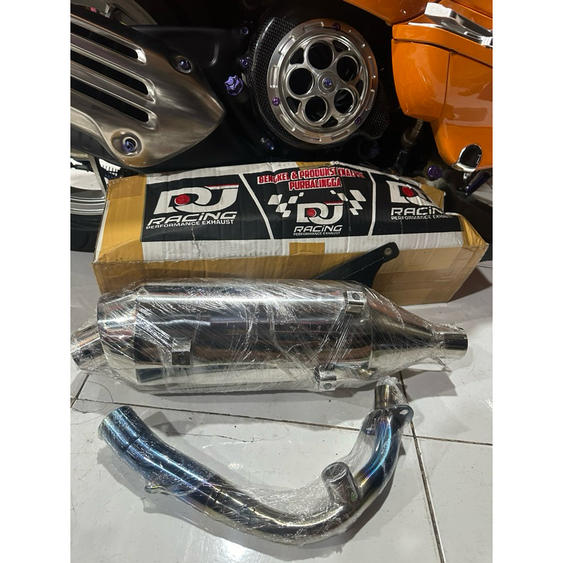 kenalpot standar racing vespa sprint