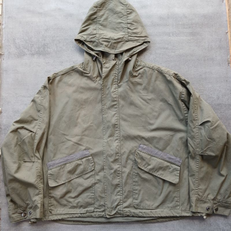 jaket vintage army gorpcore second