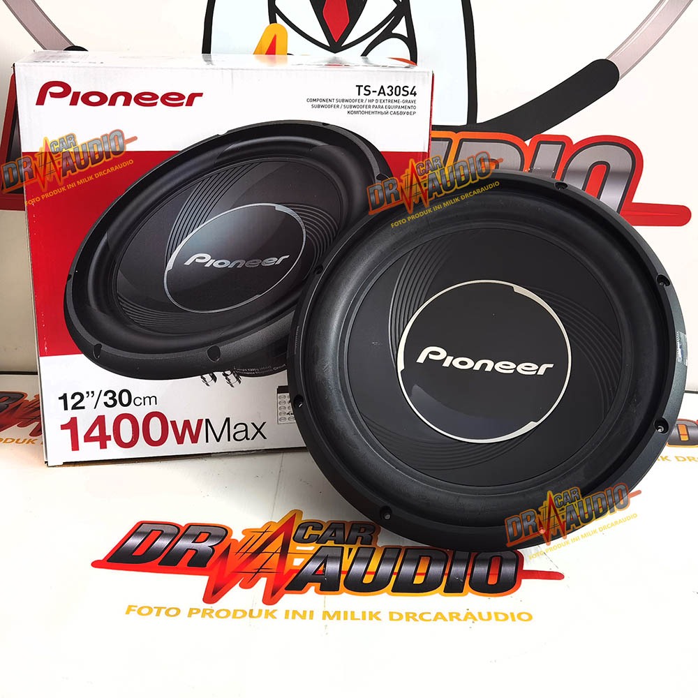 Subwoofer Pioneer TS-A30S4 Single Voice Coil Speaker 12 Inch