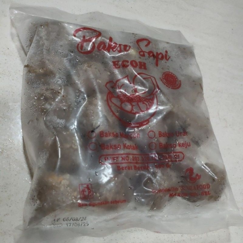 

Bakso sapi mercon 500g