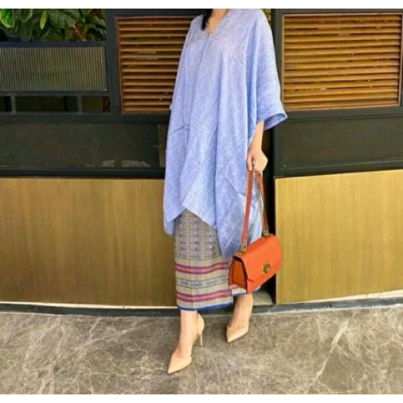 Kaftan Aruna viscos polos / baju kondangan / baju wisuda