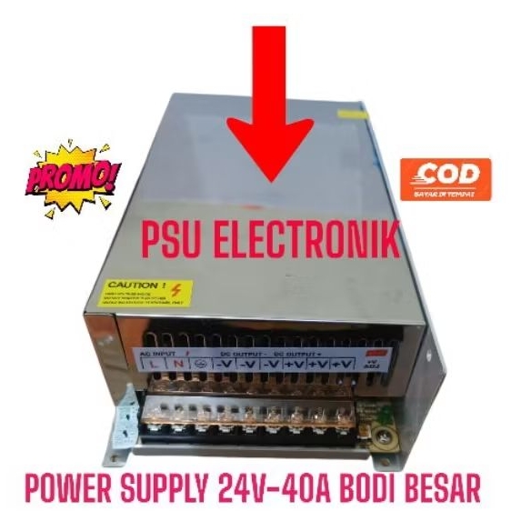 Travo Power Supply 24V 40A PSU 24Volt 40 Amper Highl Quality 40 Ampere 24v