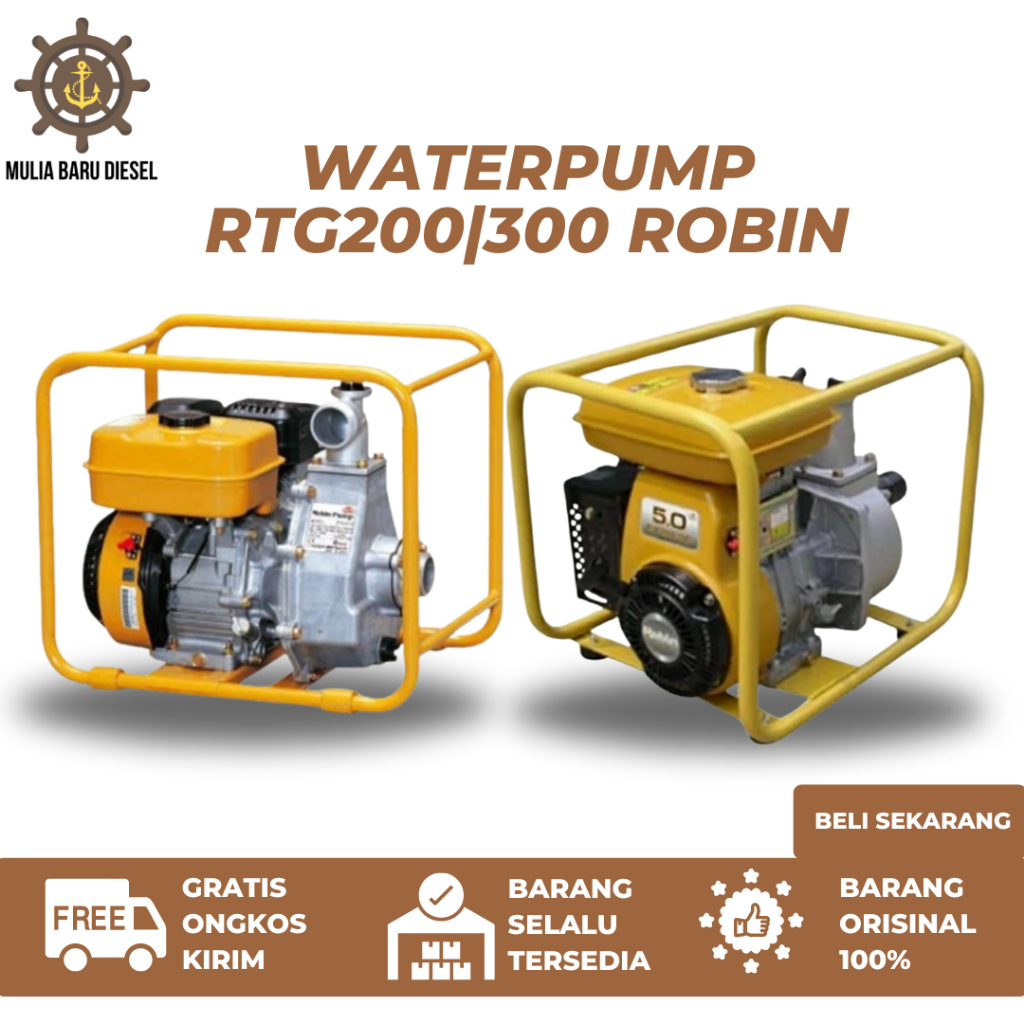 Waterpump ROBIN | Mesin Air Sawah | Mesin Pemadam Kebakaran | Alkon