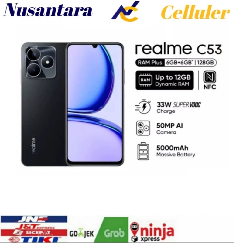 HP REALME C53 RAM 6 GB ROM 128 GB + NFC [Realme C53 6/128 GB] Garansi resmi