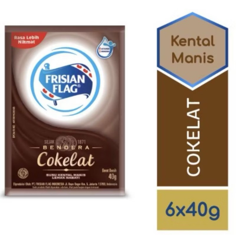 

frisian flag bendera coklat 1 bungkus isi 6
