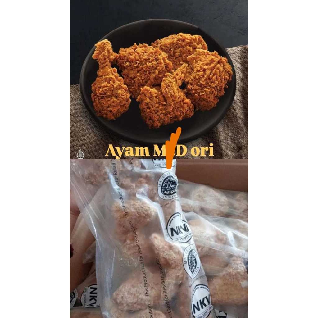 

Premium fried chicken crispy krispi / ayam krispi 1 kg