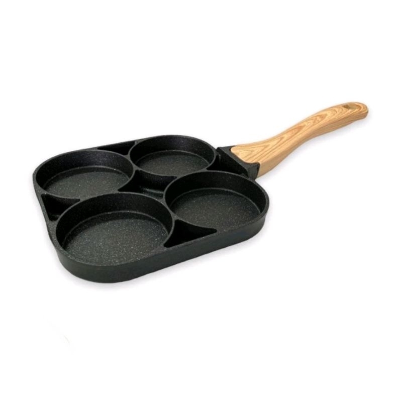 BURGER EGG GRILL 4 LUBANG SUGGO cetakan telur 4 lubang Cetakan kue lubang 4 cetakan roti pisang 4