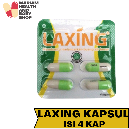 Laxing Strip Isi 4 Kapsul - Obat Diet / Menurunkan Berat Badan
