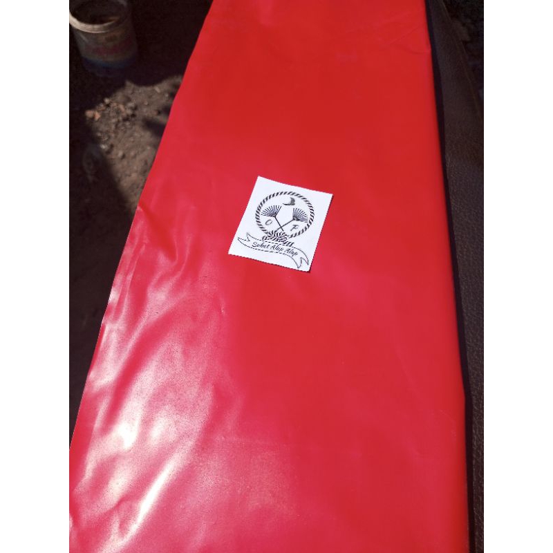 plastik layangan tebal plastik layang layang plastik warna merah 60cm cap sabet alap alap