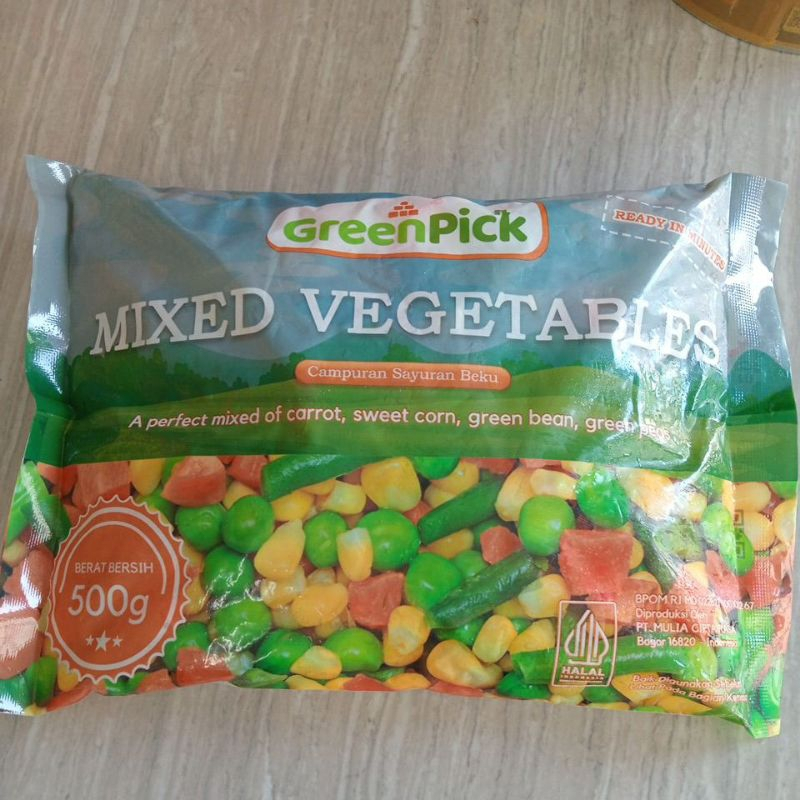 

GreenPick Mixed Vegetable 500g