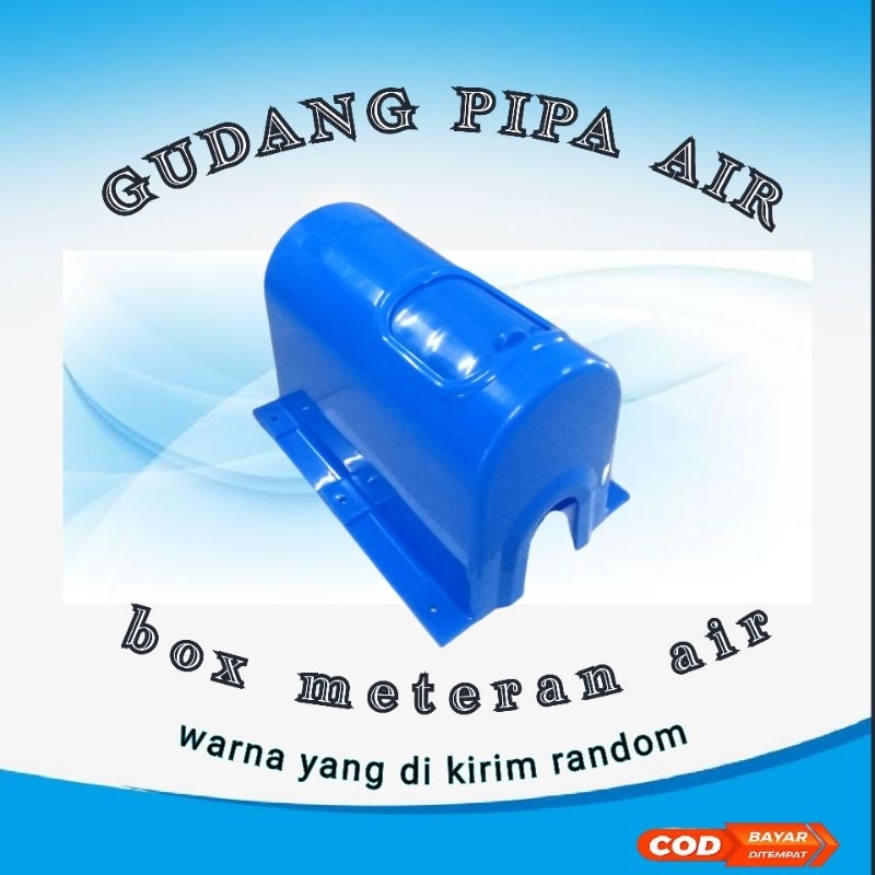 box meteran air atau tutup meteran air pdam warna biru