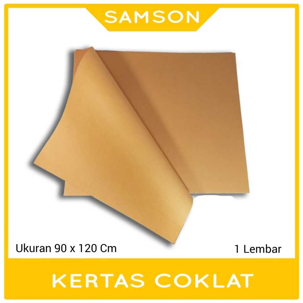 

V2_SAMSON - Kertas Samson Coklat Ukuran 90 X 120 (1 Lembar)