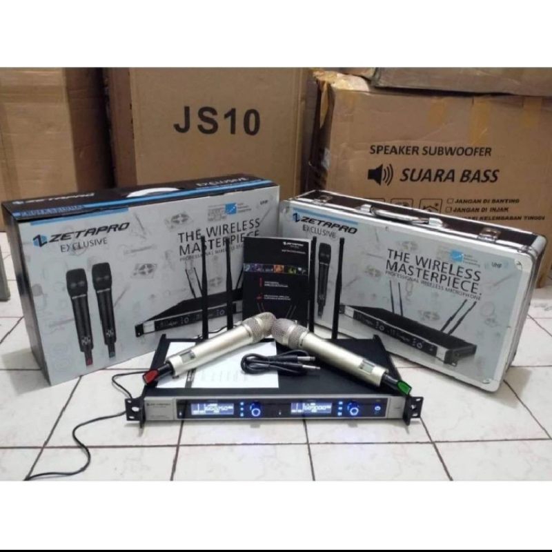 Mic wireless Zetapro exclusive handheld microphone