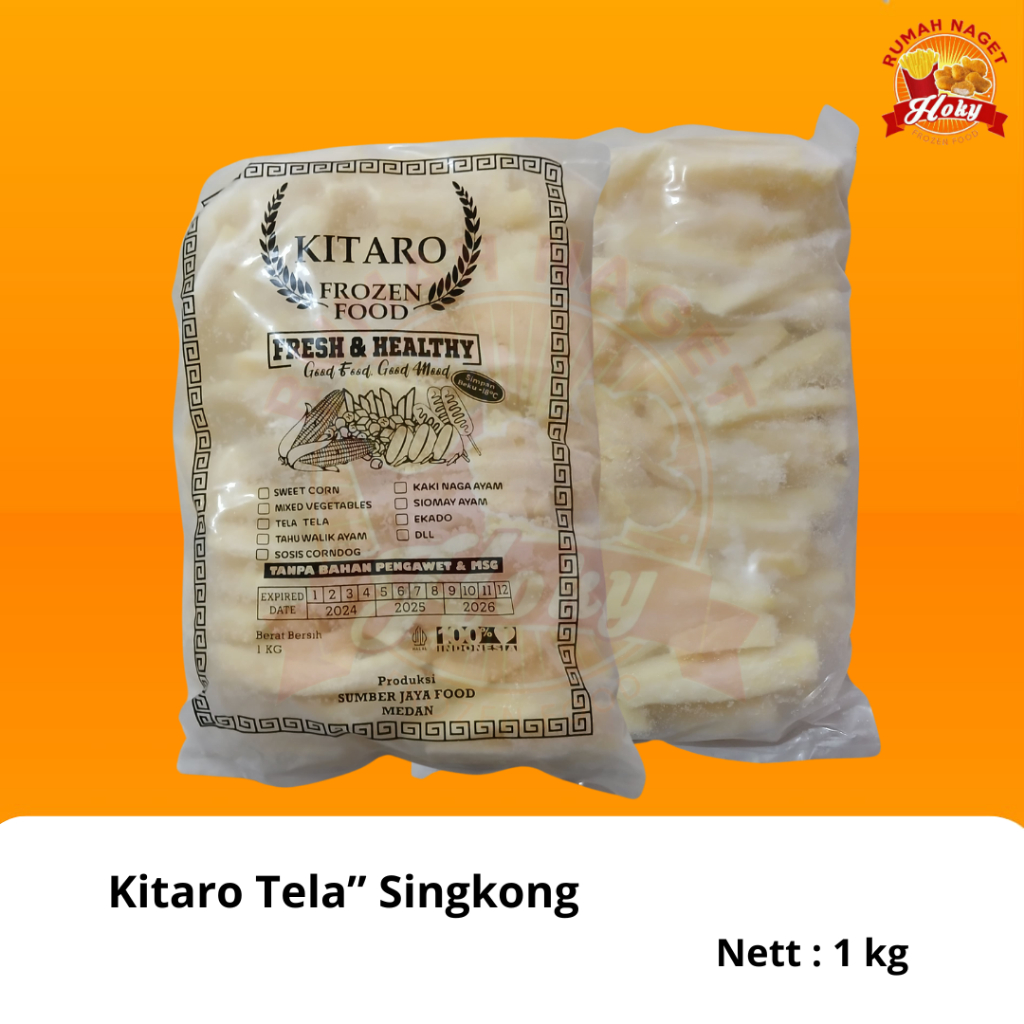 

Kitaro Tela Tela Singkong 1 kg