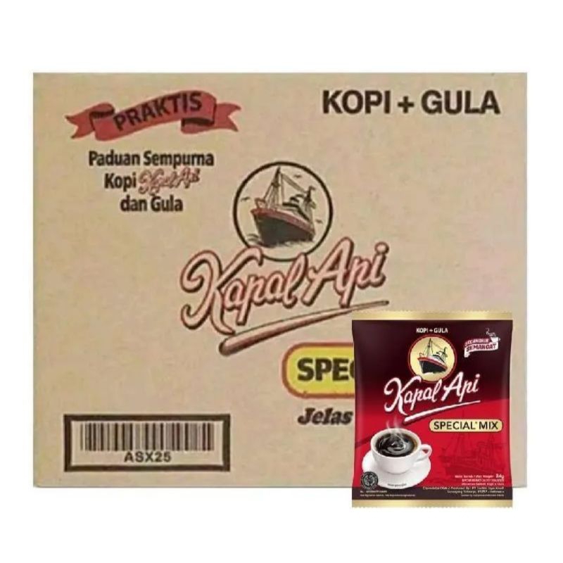 

Kapal Api Special Mix Kopi Instan 24 g [120 Sachet/ 1 Karton]