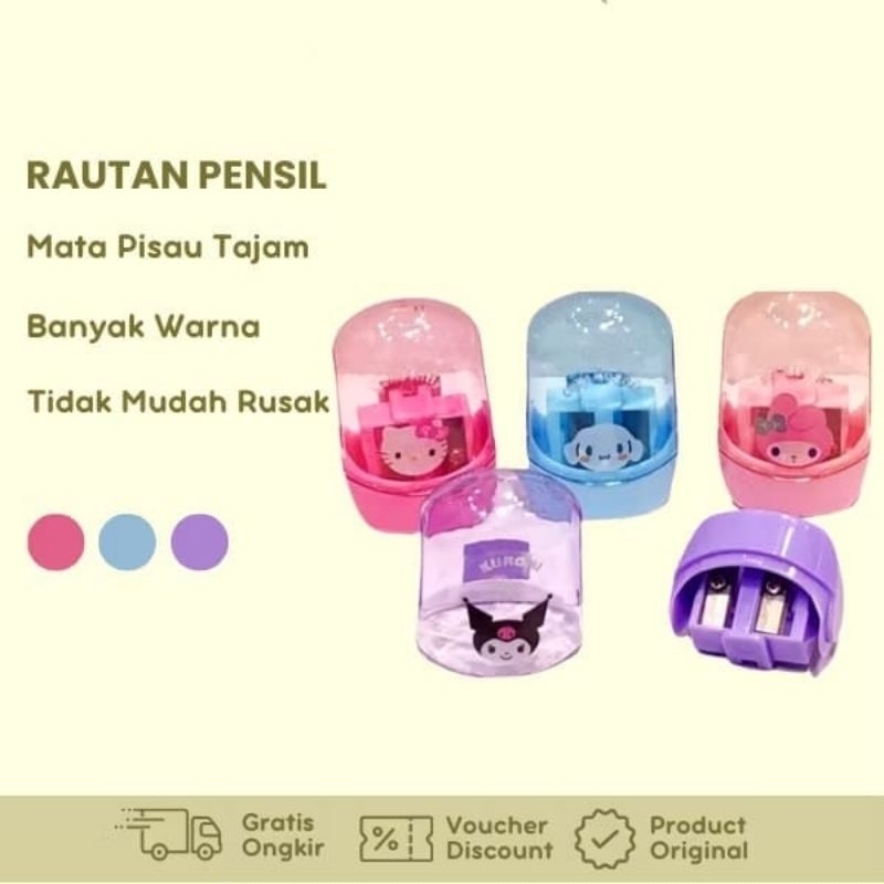 

RAUTAN / SERUTAN PENSIL SHARPENER MODEL SANRIO