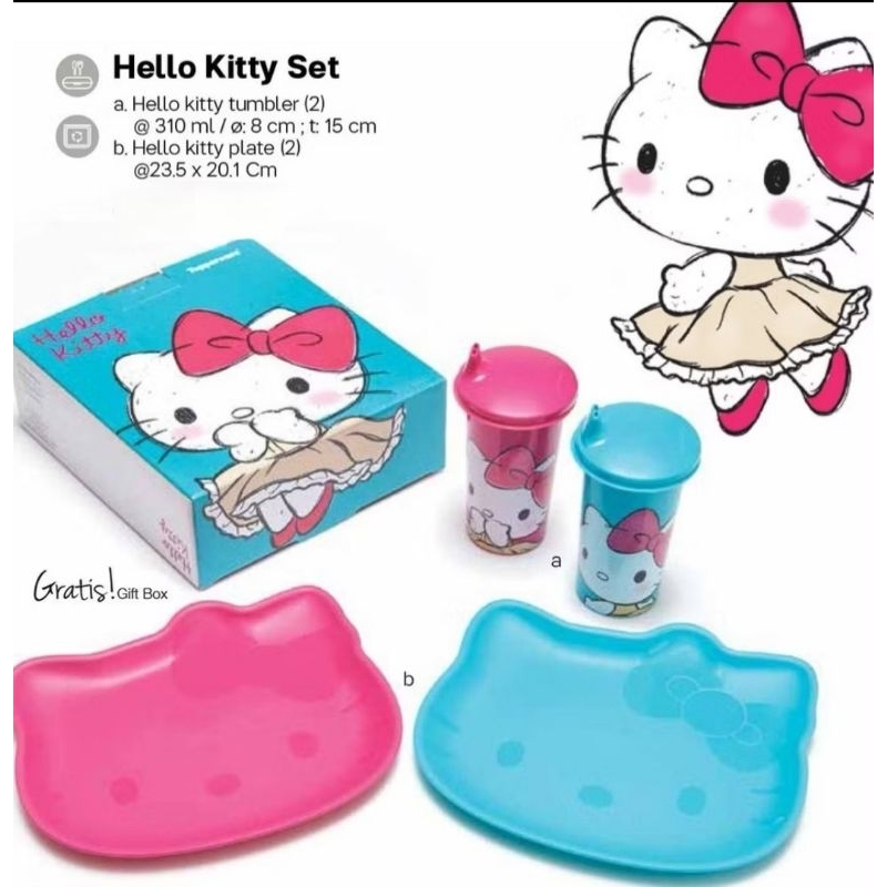 Tupperware hello Kitty set