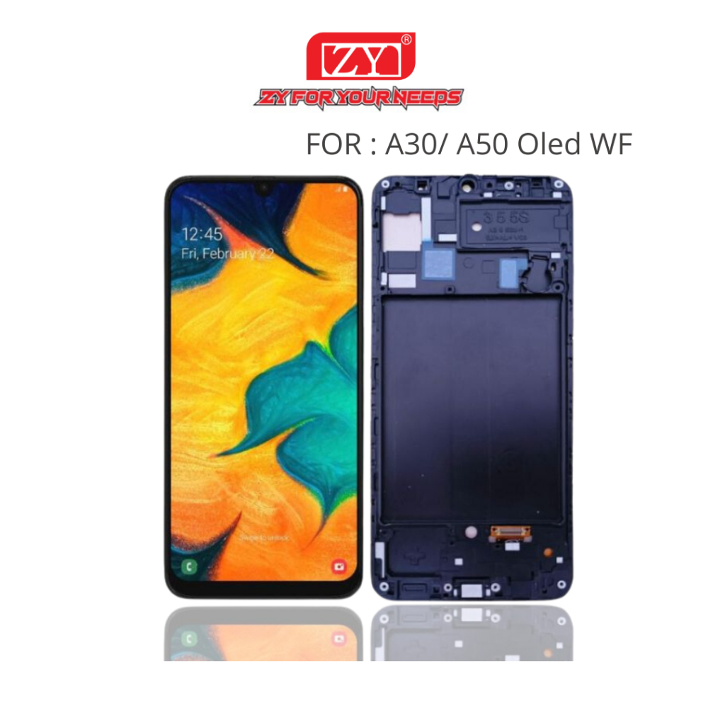 ZY Lcd Samsung A30 / A50 with Frame Oled Fullset Original