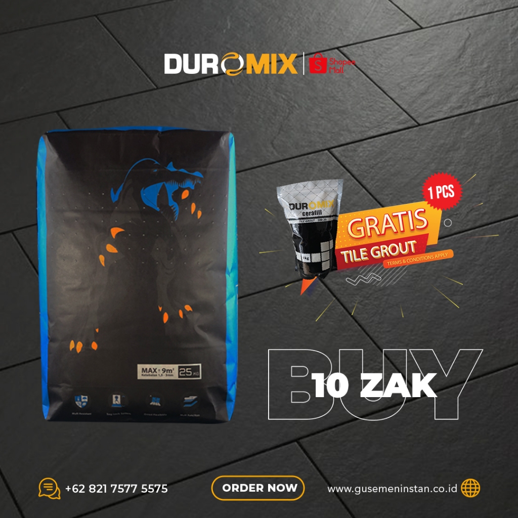 DUROMIX | Adhesive Max (Order 10sak Free Nat Keramik 1pcs)