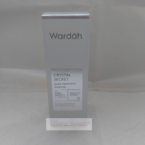 Wardah crystal secret exfoliating toner 125ml/Toner Exfoliating / Penyegar Wajah / Toner Wardah / To