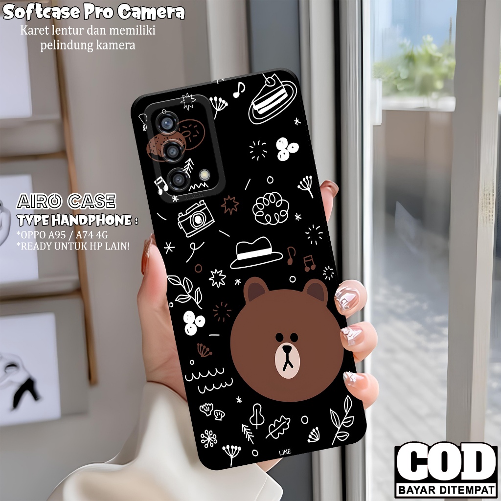 Softcase OPPO A95/ A74 4G Terbaru Case OPPO A95/ A74 4G Fashion Case KARTUN Casing OPPO A95/ A74 4G 