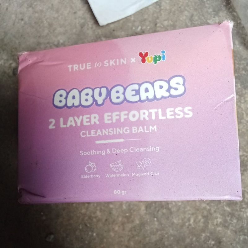 True To Skin X Yupi 2 Layers Effortless Cleansing Balm 80g