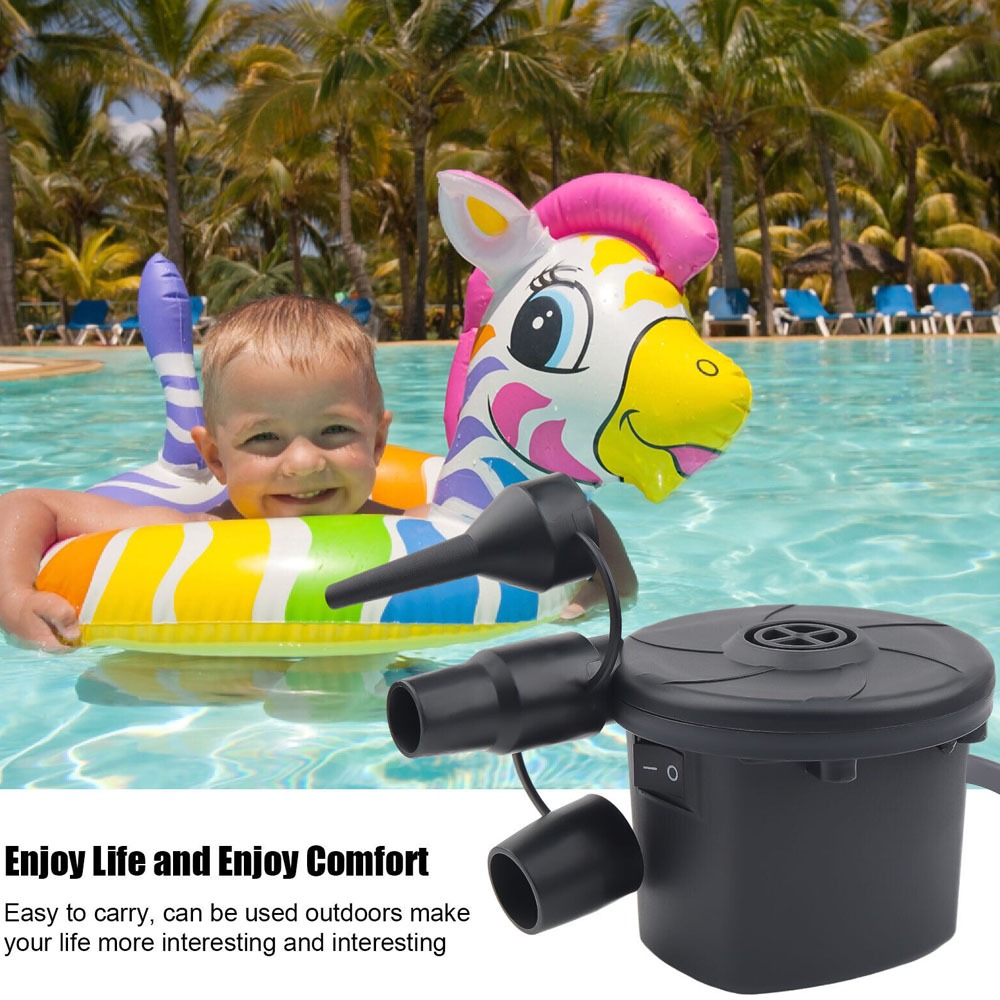 [TG99] Pompa Angin Mini Listrik Colokan Rumah XG668A Pompa Ban Pelampung Kursi Angin Balon Multifung