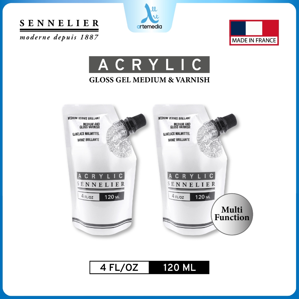 

Sennelier Acrylic Gloss Medium & Varnish Cat Akrilik