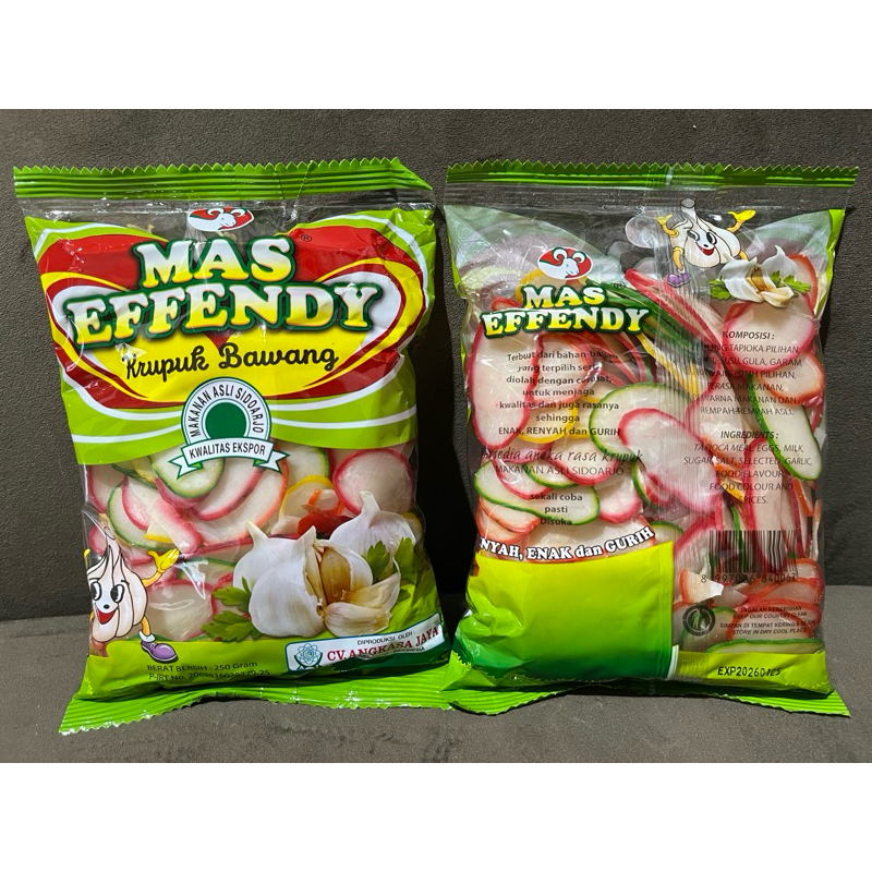 

Kerupuk Bawang Bibir Mas Effendy (250g), Enak, Renyah dan Gurih