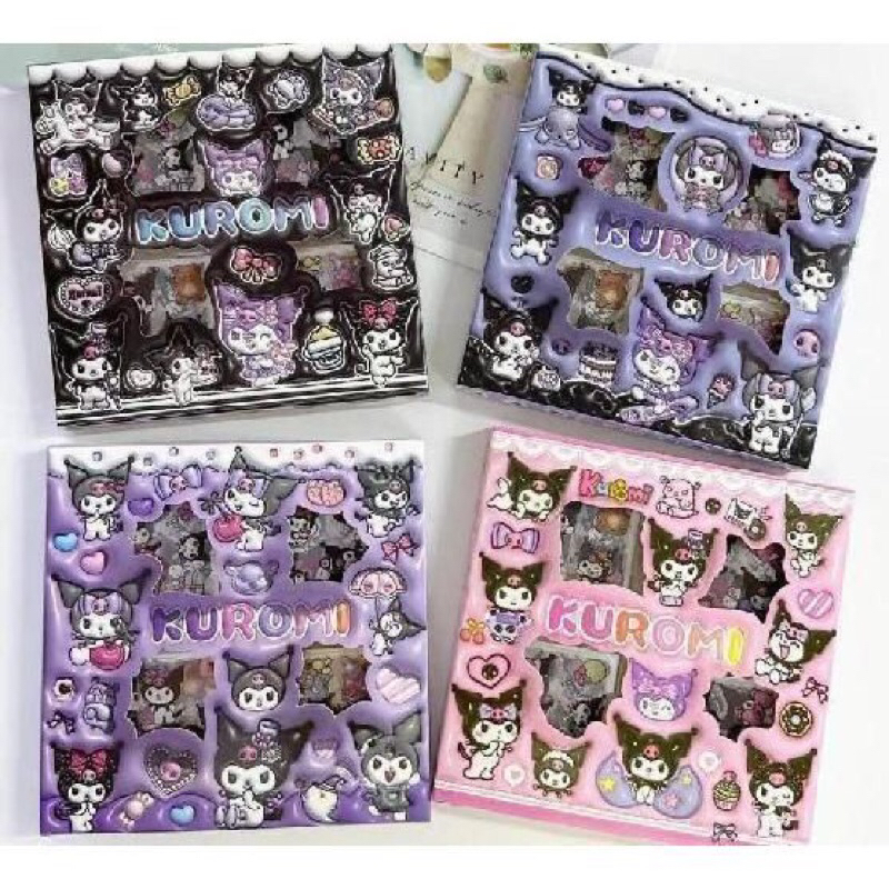 

stiker kuromi cinamoroll / stiker isi 100 lembar