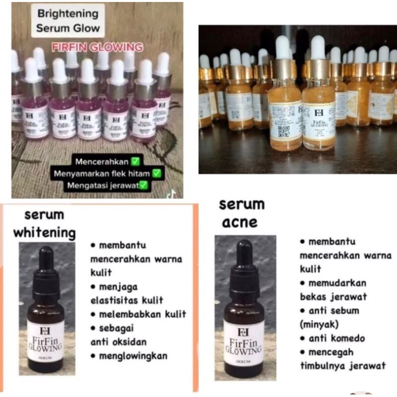 serum firfin normal acne flek brightening