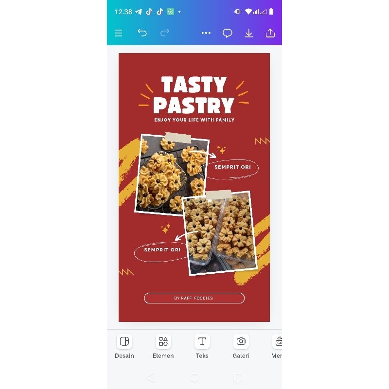 

Homemade Classic pastry