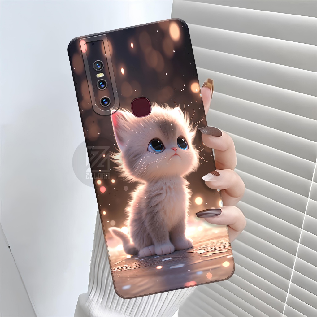 Kesing Vivo V15 Zelora Fashion Case Kucing Softcase Vivo V15 Casing Vivo V15 Aksesoris Hp Pro Camera
