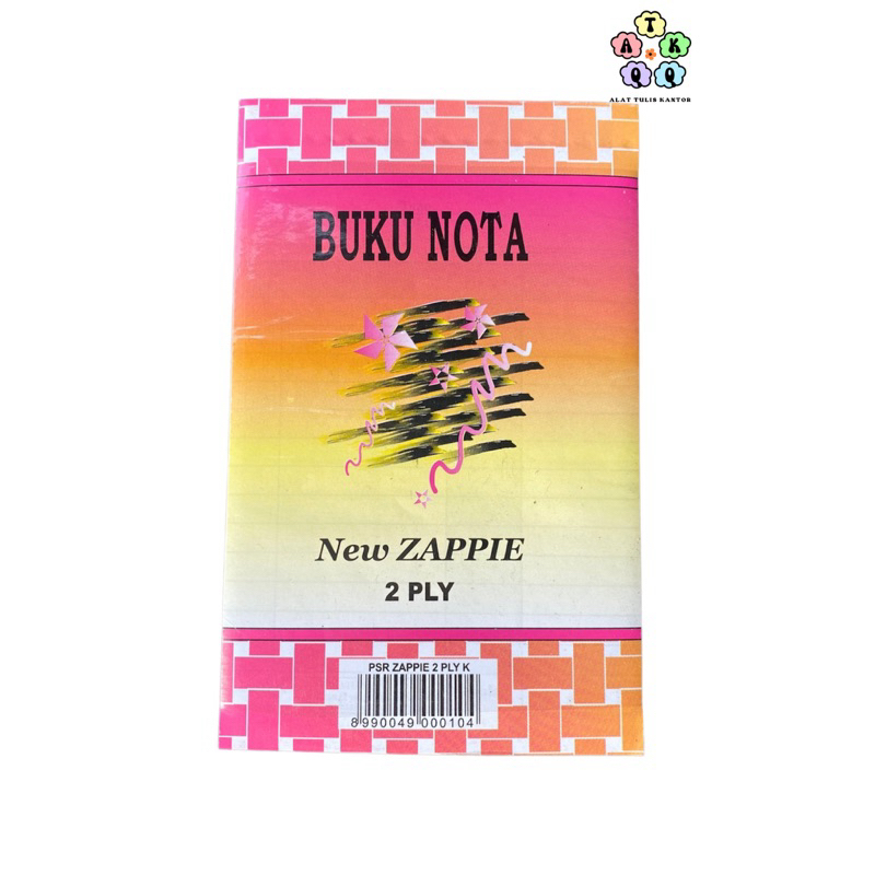 

NOTA NEW ZAPPIE 2PLY/NOTA KECIL MURAH/NOTA KASIR