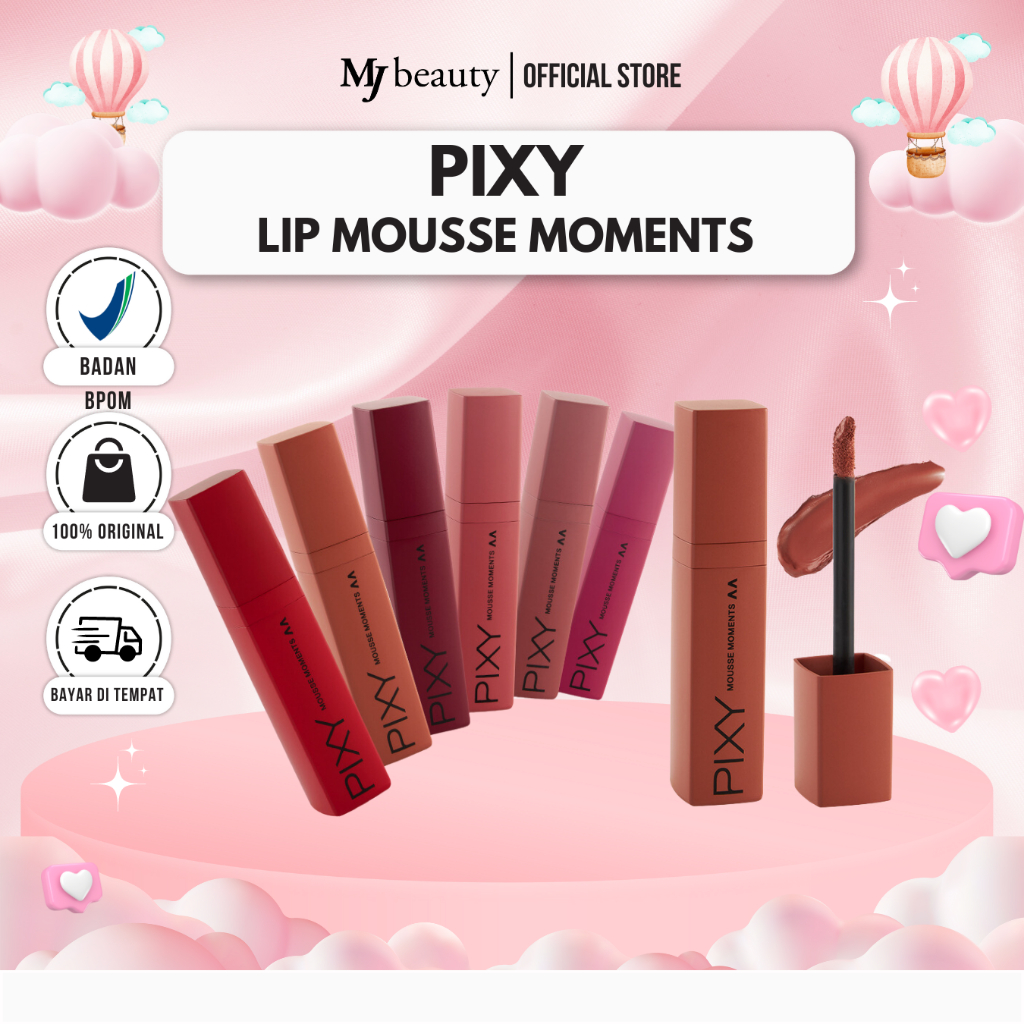 ✨MJ 100% ORI✨ PIXY LIP MOUSSE MOMENTS ALL SHADES