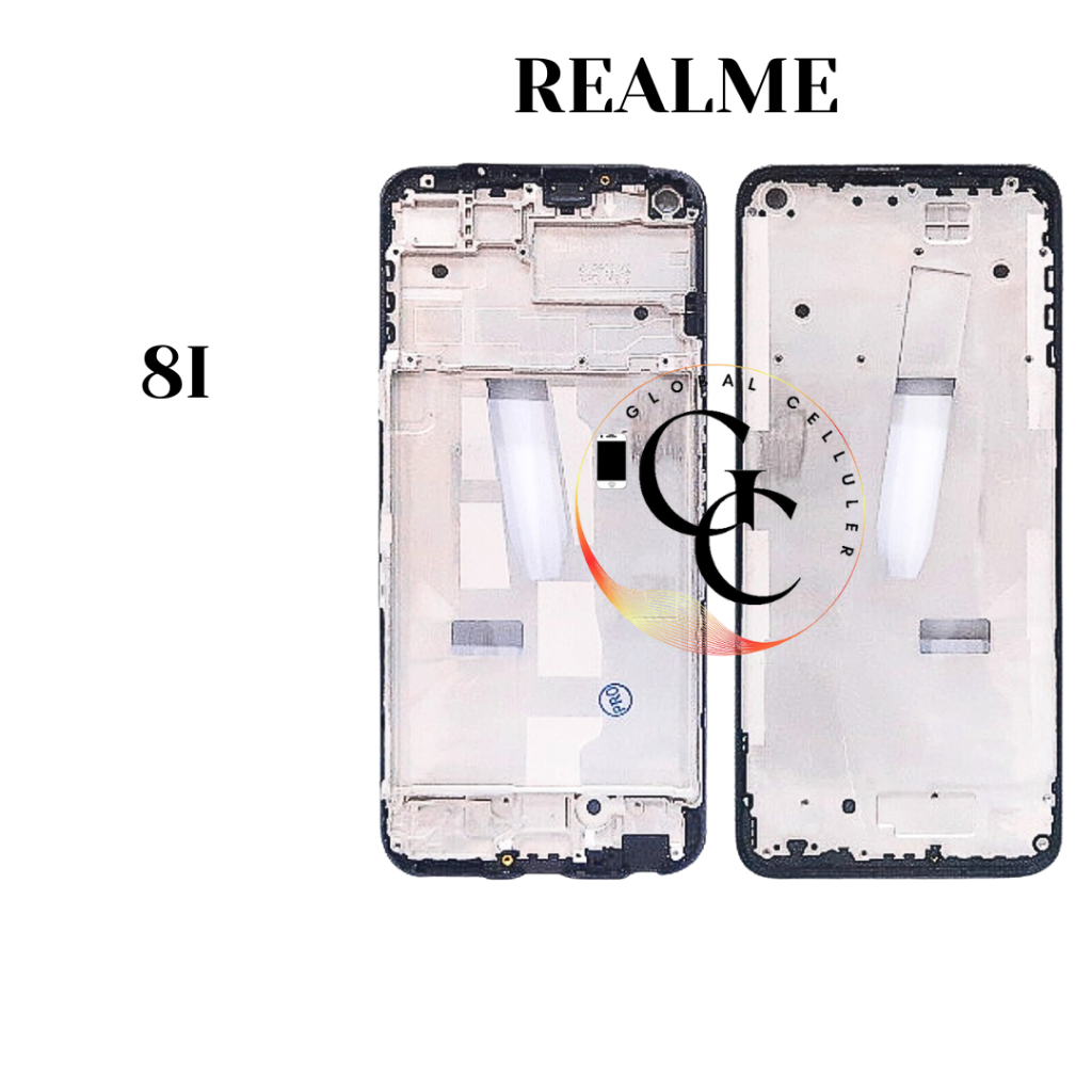 Frame Lcd Realme 8I Original (Tulang Tengah Dudukan Lcd)