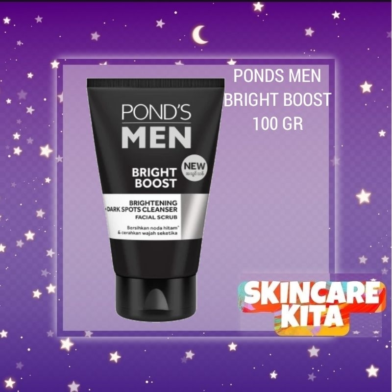 Ponds Men Ultra Bright Oil Fighter - Bright Boost Facial Foam 100 gr Pembersih Wajah