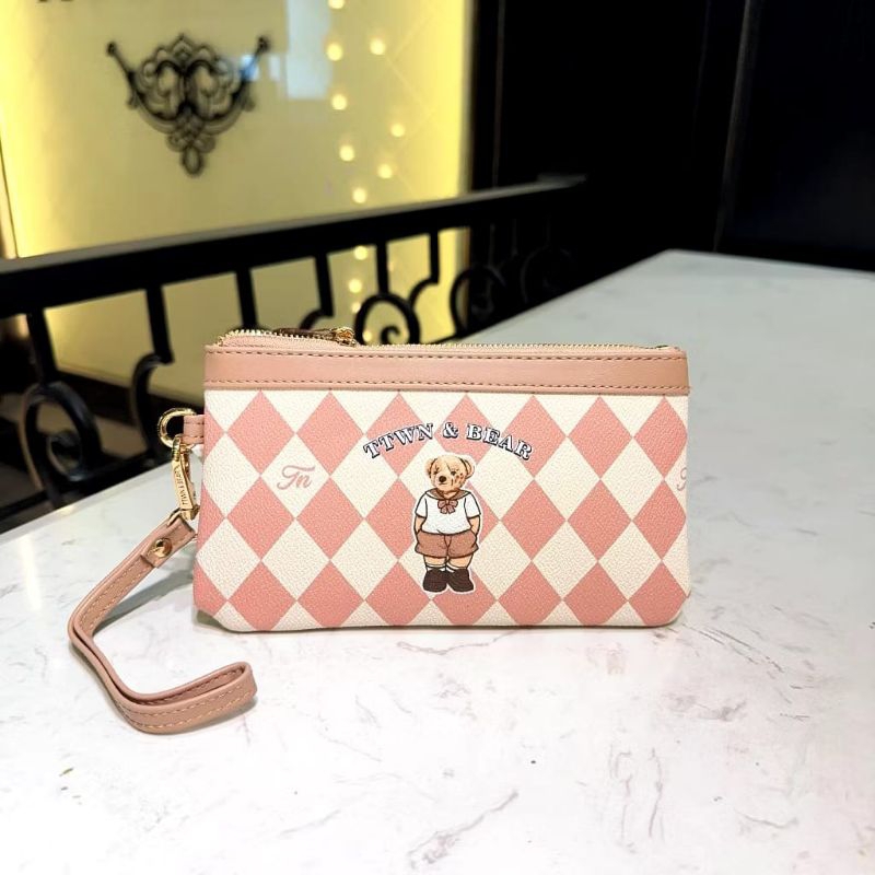 Dompet TTWN BEAR ORIGINAL TT2430 Pouch bag wanita terlaris - dompet wanita terlaris -  dompet panjan