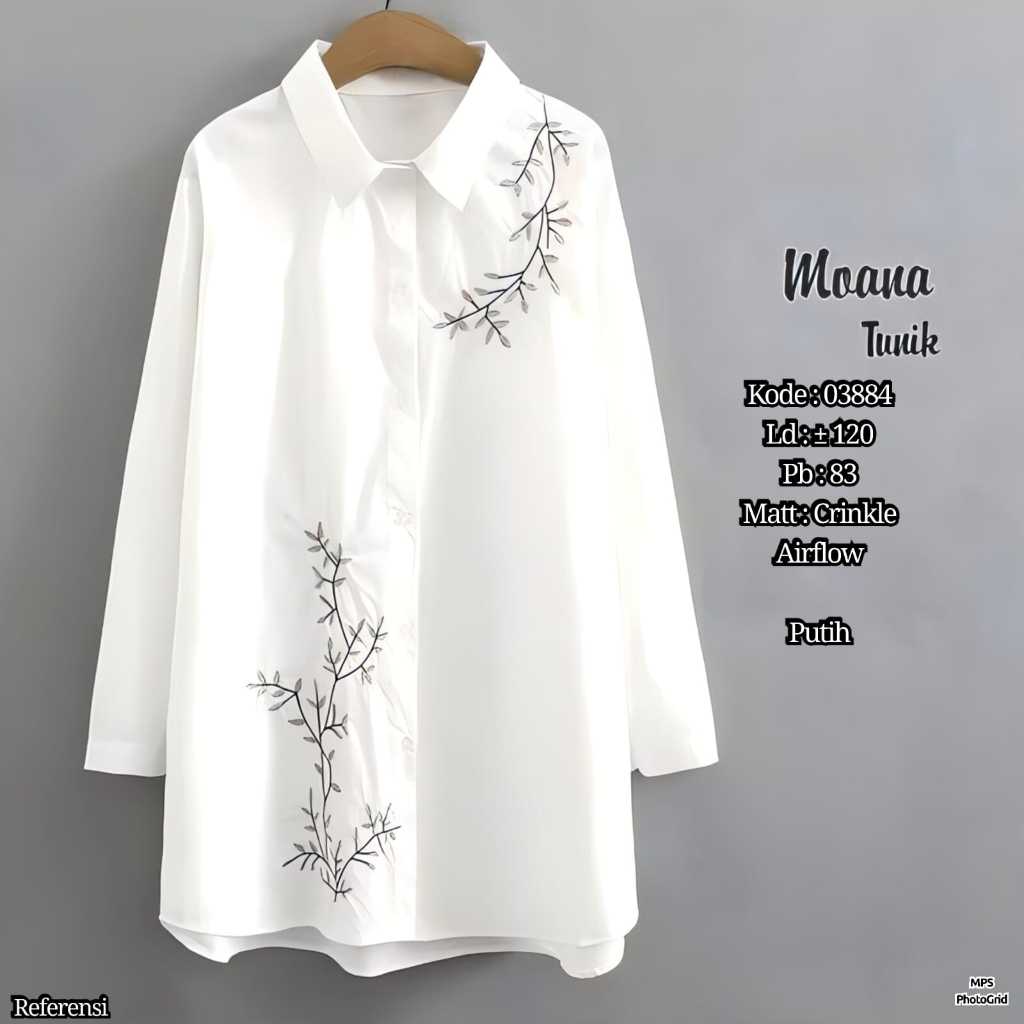 UB - Tunik Moana LD 120 Bahan Crincle Airflow