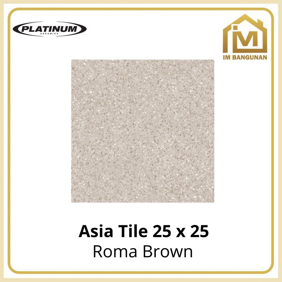 Keramik Lantai 25x25 Asia Tile Roma Grey / Brown kw1