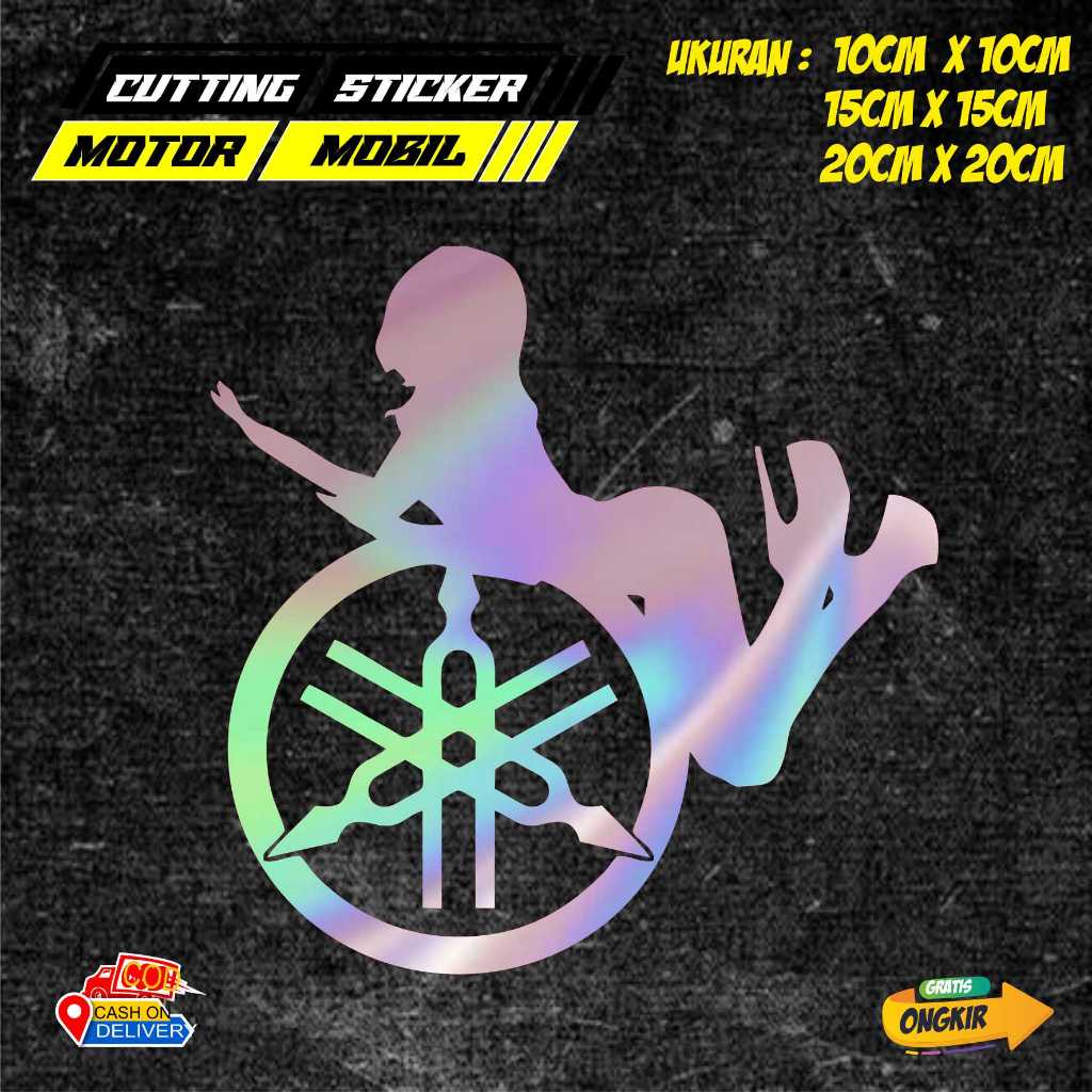 Stiker Logo Yamaha Sexsi / Stiker Tank Bensin Motor Rx-King Bisa Untuk Semua Jenis Motor Yamaha