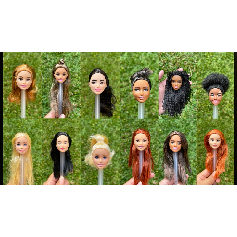 kepala barbie original mattel