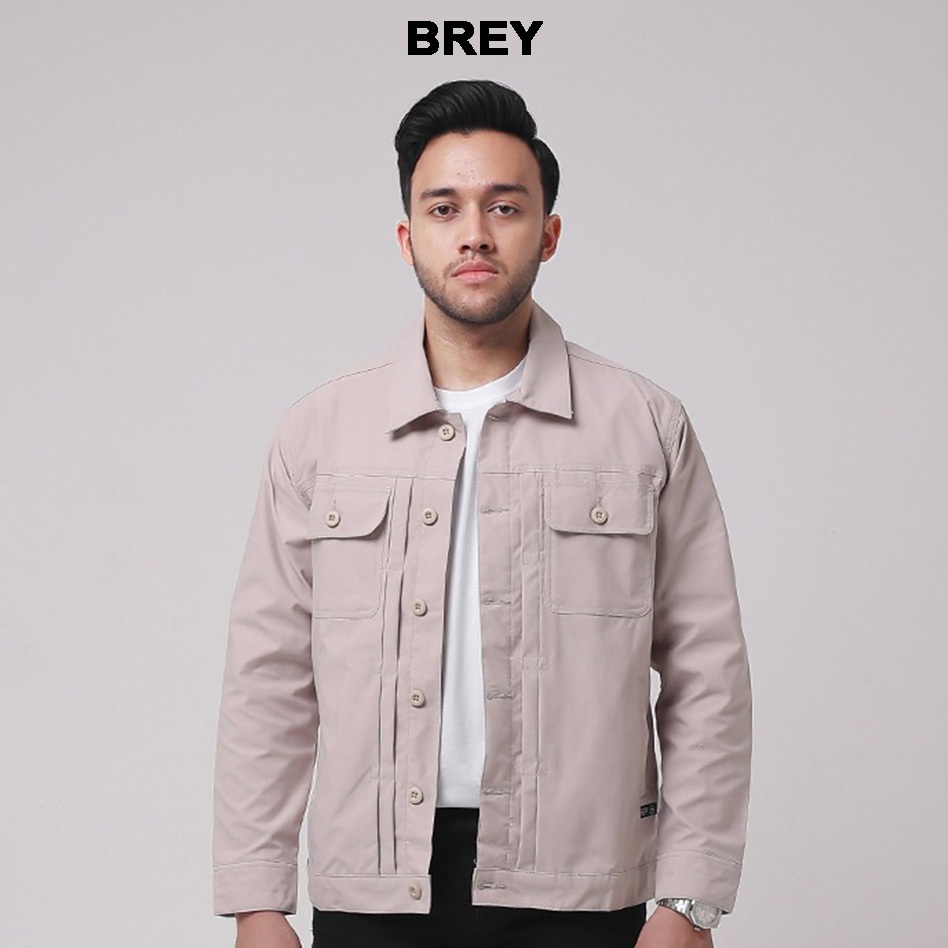 BREY Jaket Pria Trucker Rex Jacket Semi Parka Casual Motor